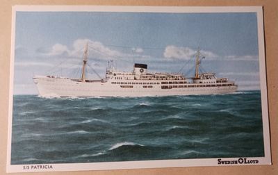 s/s Particia, Swedish Lloyd, väripk, ei p.