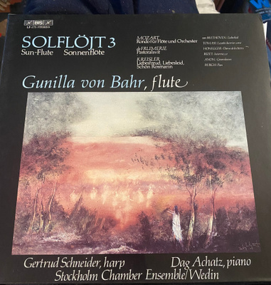 Solflöjt 3 Gunilla von Bahr BIS 1981 LP