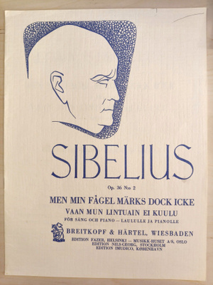 Jean Sibelius: Vaan mun lintuain ei kuulu. Op. 36, N:o 2