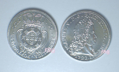2012 Portugal 5€ kuningas Ioannes V.  UNC