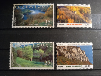 EUROPA CEPT LUONTO sarjat San Marino & Luxemburg 1999 **