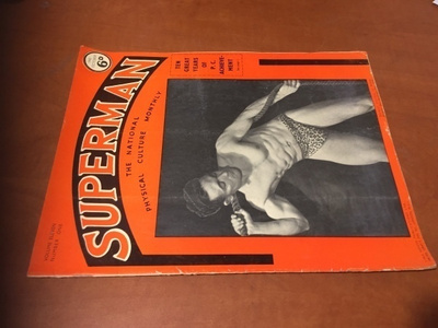 SUPERMAN THE NATIONAL PHYSICAL CULTURE OCTOBER 1940 HYVÄ