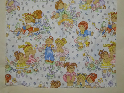 Retro Kaalimaan kakarat pussilakana 80-luvulta