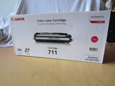 Alkup. CANON Laser värikasetit 711koko sarja, käyttämättömät