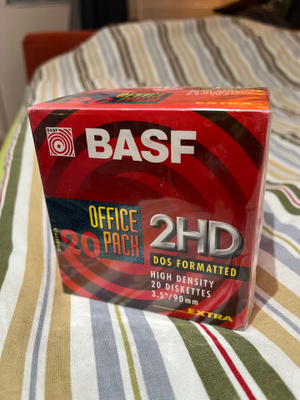 BASF 3.5'' levykkeet 20 kpl, uusia