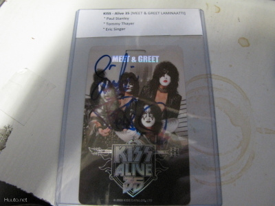 KISS-ALIVE 35 MEET & GREET PASSI KOLMELLA NIMMARILLA
