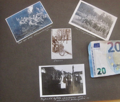15 Valokuvaa Sotilaat KIVA Moottoripyörä Hämeenlinna 1931 ym