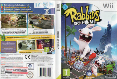 rabbids go home (83 006) k WII 7 - ikäraja A1 - POSTI