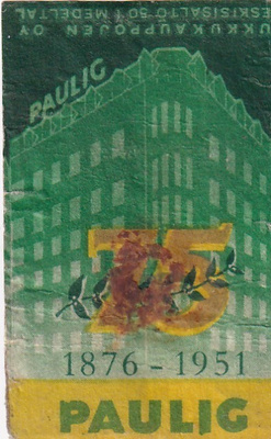 Paulig 75   1876 - 1951   4/14