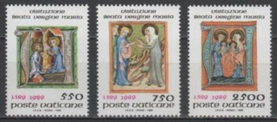(S0054) VATICAN, 1989 (600 Years of Feast of Visitation)