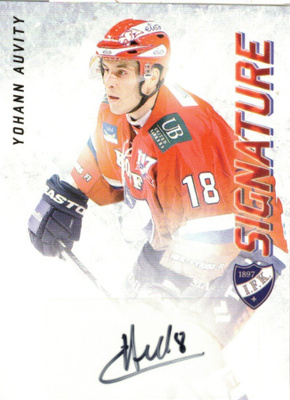2015-16 Cardset YOHANN AUVITY HIFK Signature nimmari