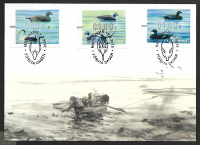 Ahvenanmaa - Autom.merkit 2012-2014 FDC