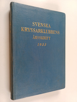 Svenska Kryssarklubbens årsskrift 1933