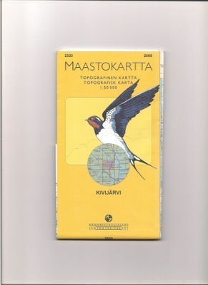 Maastokartta 1:50 000 Kivijärvi