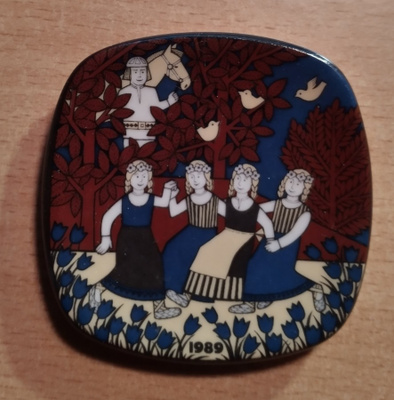 Arabia, pieni Kalevala lautanen