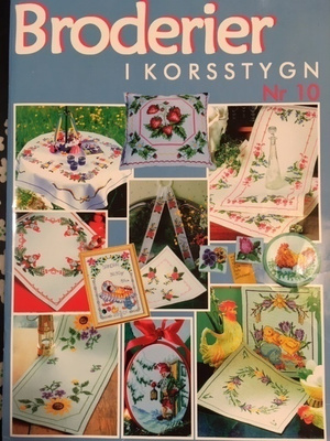 Ristipistokirjanen Broderier i korsstygn 10
