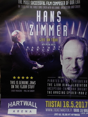 HANS ZIMMER - LIVE ON TOUR JULISTE