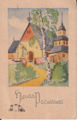 Hyvää Pääsiäistä ,  Kirkko  e53