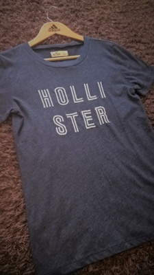 Sininen Hollister T-paita / Toppi - koko S