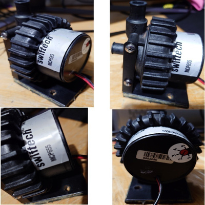 Suosittu ja tehokas Swiftech MCP655 pumppu 1/2" letkuliitänn