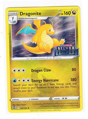Dragonite Silver Tempest -leimalla