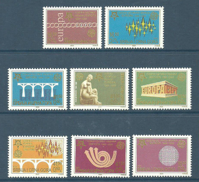 SERBIA & MONTENEGRO EUROPA CEPT eurooppamerkit sarja 2006 **