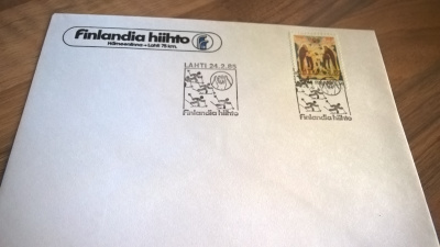 Kuori Finlandia hiihto 1985 erikoisleimalla