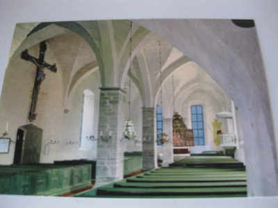 Sunds kyrka, Åland kulkematon postikortti