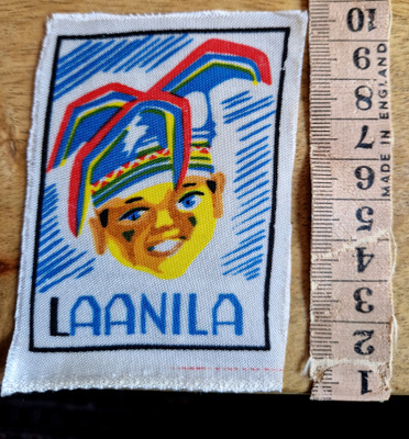 Laanila vintage kangasmerkki
