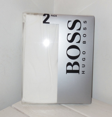 Miehelle XXL - Boss T-paidat valkoiset 2 kpl v-aukko * UUSI