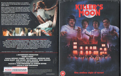 killer´s moon (82 058) UUSI -GB- BLU-RAY slipcase, 1978 su
