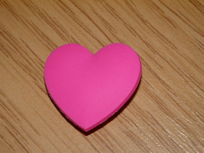 ISO SYDÄN kenkäkoru, kenkäkoriste: HOT PINK, FUKSIA