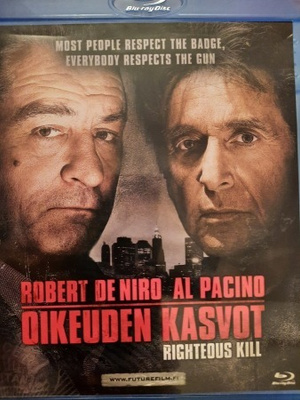 OIKEUDEN KASVOT ( Robert De Niro &Al Pacino) Blu-ray