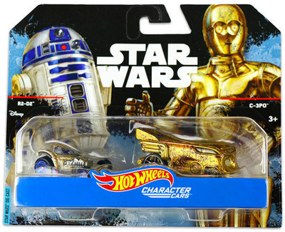 Star Wars R2-D2 & C-3PO Character Cars *UUSI*