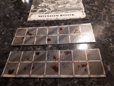 Space Crusade mission Dreadnaught käytävät