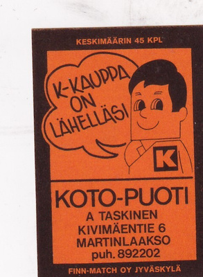 Martinlaakso, A. Taskinen,  Koto-Puoti   s19
