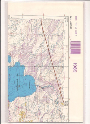 Peruskartta 1:20 000 Hiisijärvi, Ristijärvi