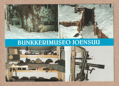 Postikortti: Joensuun bunkkerimuseo