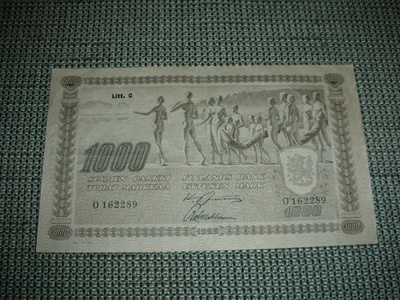1000 mk seteli 1922