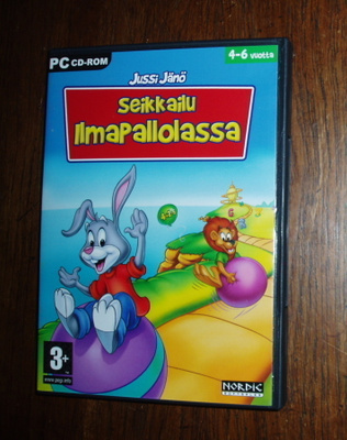 PC peli Jussi Jänö Seikkailu ilmapallolassa