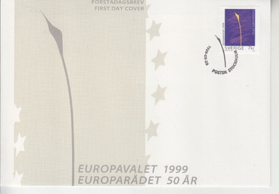 Ruotsi FDC  1999 europavalet