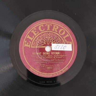 Savikiekko 1941 - Wilhelm Strienz - Electrola E.G. 7210