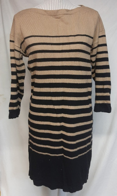 Mekko S musta beige Lindex Jean Paul Gaultier