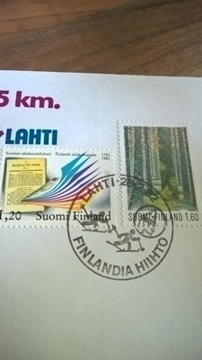Kuori Finlandia hiihto 1982 erikoisleimalla