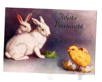 °°ILOISTA PÄÄSIÄISTݰ -KORTTI /Kimalle