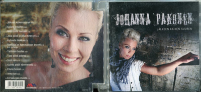 JOHANNA PAKONEN . CD-LEVY . JÄLKEEN KAIKEN SUUREN