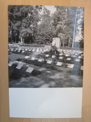 VANHA Valokuva Jämsä Sankarihaudat 1940-l