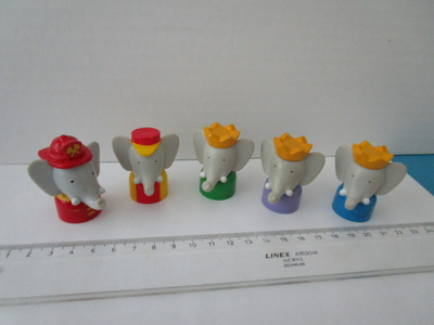 Pienet Babar figuurit, 5 kpl