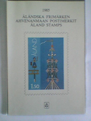 Ahvenanmaan postimerkkien vuosilajitelma 1985