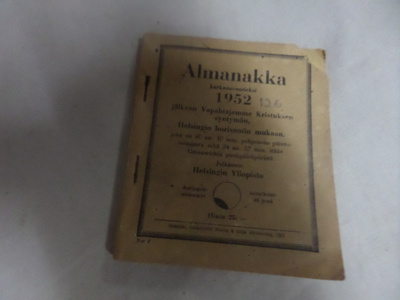 huuda syntymävuotesi almanakka 1952